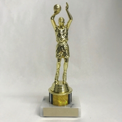 Value Basketball Trophy with 1 Inch Color Column