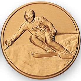 Male Ski Racing Medal