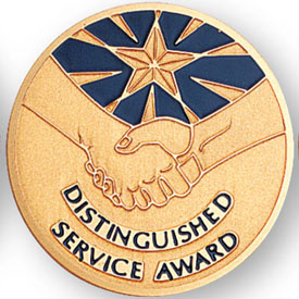 Blue & Gold Distinguished Service Medal