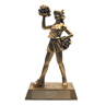 Gold Resin Cheerleader Trophy