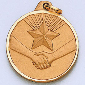 Achievement Recognition Medal with Star (1¼)