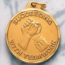 Succeeding With Teamwork Medal (1¼)