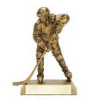 Gold Resin Hockey Trophy