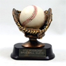 Classic Finish Baseball Glove Trophy