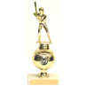 Large Trophy With Ball Riser & Year