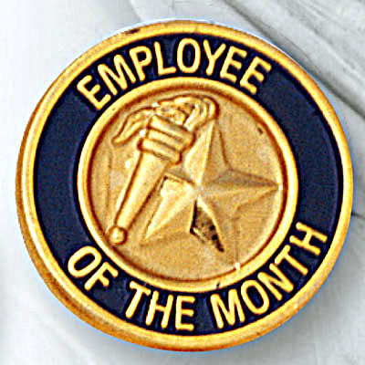employee of the month pin