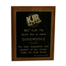 Solid Cherrywood Plaque