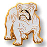 Bull Dog Mascot Pin