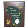 Colored Green Hole In One Golf Plaque