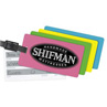 Neon Rectangle Luggage Tags