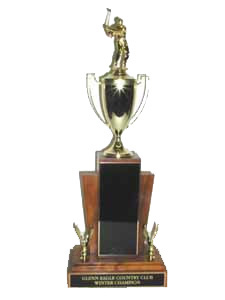 Twenty Four Year Perpetual Trophy with Figure