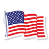 American Flag Window Decal