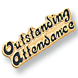Outstanding Attendance Pin