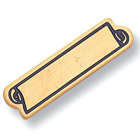 Large Engravable Service Bar Pin
