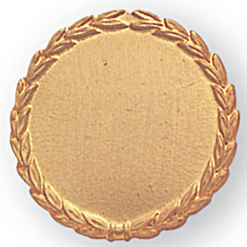 Gold Blank Wreath Pin