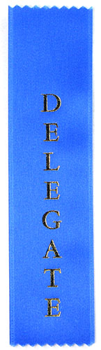 Delegate Ribbon By Athletic Awards Delegate Ribbon By Athletic Awards