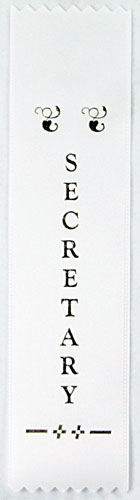 Secretary Ribbon by Athletic Awards