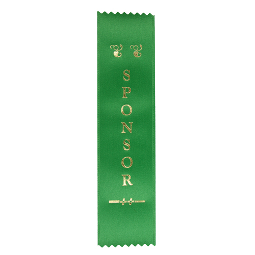 Sponsor Ribbon, Identification Ribbons, Sponsor Recognition