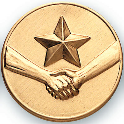 Achievement Recognition Medal with Star