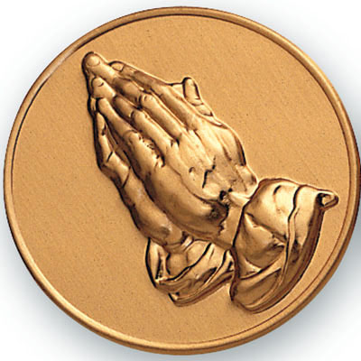 Praying Hands Medal