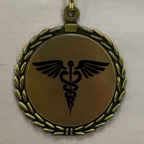 Caduceus Sublimated Medal