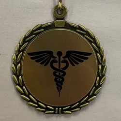 Caduceus Sublimated Medal