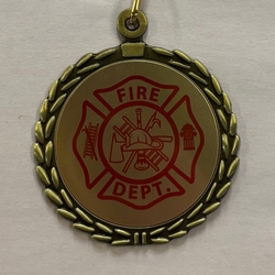 Fire Department Sublimated Medal