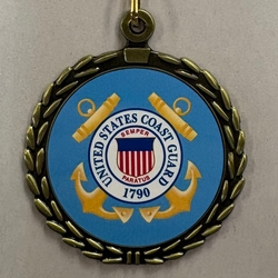 U.S. Coast Guard Sublimated Medal