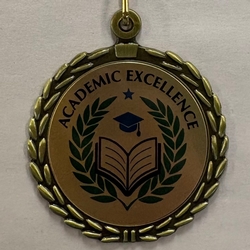 Academic Excellence Sublimated Medal