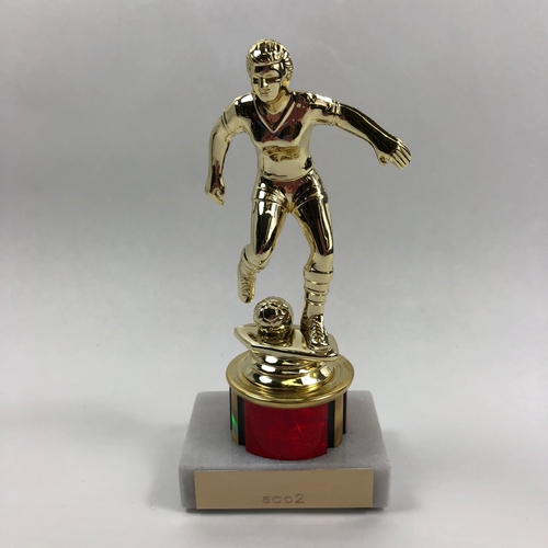 Soccer Trophy with 1 Color Column
