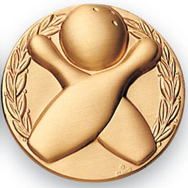 Ball & Pins Bowling Medal