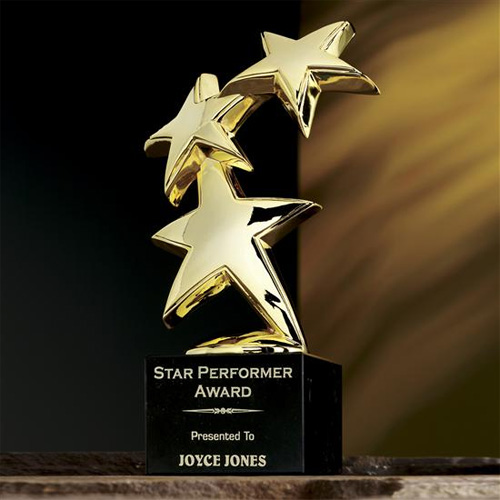 24k Constellation Award with Marble Base