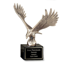 Majestic Eagle Award with Black Marble Base