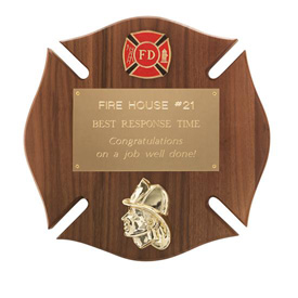 Fireman Insignia Plaque