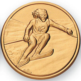 Ski Racing Medal Female