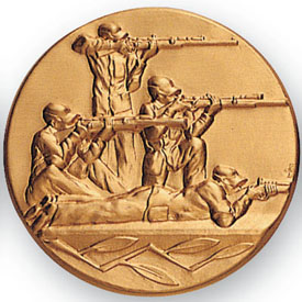 Four Position Rifle Shooting Medal