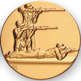 Three Position Rifle Shooting Medal