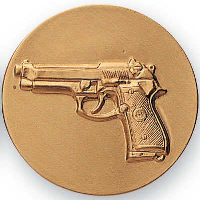 9mm Beretta Shooting Medal