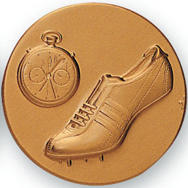 Stopwatch & Shoe Track Medal (2-5/8)