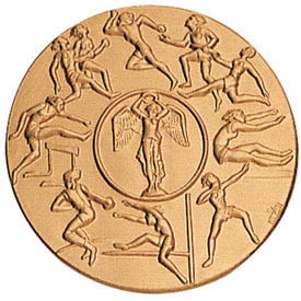 Track and Field Medal Female (2-5/8)