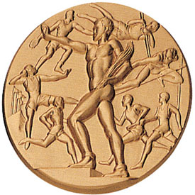 Male Track Medal (2-5/8)