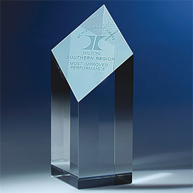 7 Spectra Pillar Crystal Award