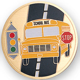 School Bus Medal