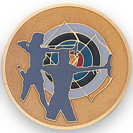 Multicolor Archery Medal