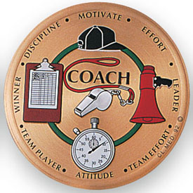 Multicolor Coach Medal