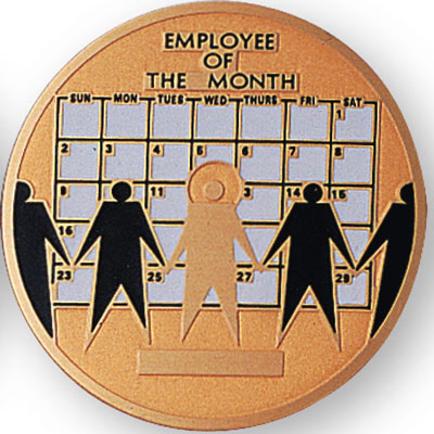 Employee of the Month Medal