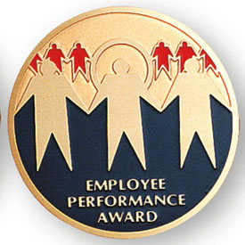 Employee Performance Award Medal