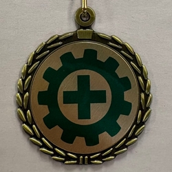 Safety Sublimated Medal