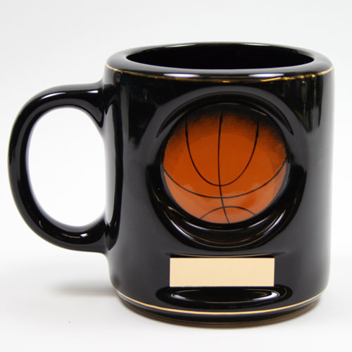 Black Basketball Mug, Basketball Gifts, Coach Gifts, Coach Awards