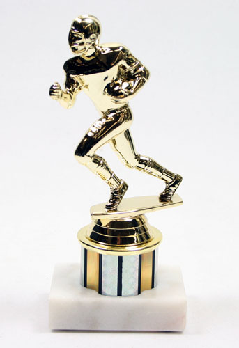 Value Football Trophy with 1 Color Column